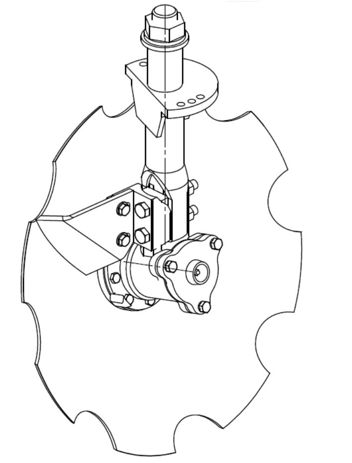 Рабочий орган дискового агрегата Велес-Агро