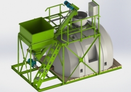 Units for the preparation of liquid concentrated fertilizers and universal tanks