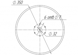 Scheibe glatte Monosem (7009)