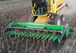 Reaper für die Ernte von Sonnenblumen CX