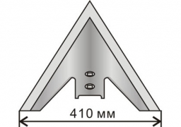 G?nsefu? des Grubbers КПE 410 mm geschmiedet, borhaltig von Veles Agro