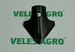 Gaensefuss des Grubbers 105 mm s-4mm, aus dem borhaltigen Stahl von Veles Agro