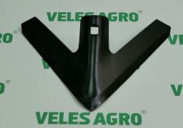 Gaensefuss des Grubbers 250 mm s-4mm, aus dem borhaltigen Stahl von Veles Agro
