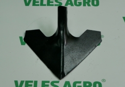 Gaensefuss des Grubbers Schmotzer 125 mm s-3mm, aus dem borhaltigen Stahl von Veles Agro