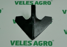 Gaensefuss des Grubbers Schmotzer 145 mm s-3mm, aus dem borhaltigen Stahl von Veles Agro
