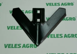Gaensefuss des Grubbers John Reere 300 mm, aus dem borhaltigen Stahl von Veles Agro