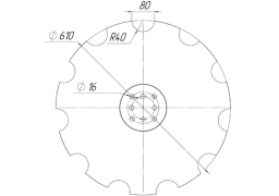 Scheibe eingraviert AGRISEM
