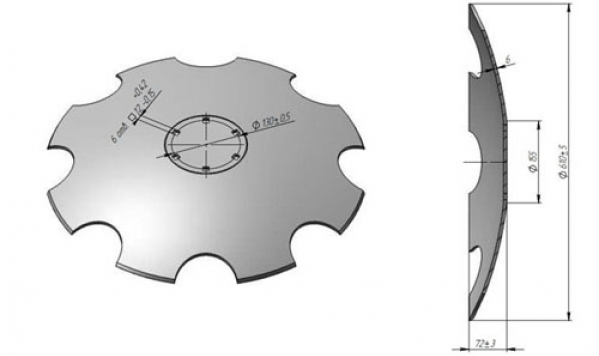 Scheibe f?r die Egge Lemken Rubin in Altausf?hrung von Veles Agro