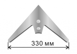 G?nsefu? des Grubbers KPS 330 mm geschmiedet, geh?rtet, borhaltig von Veles Agro