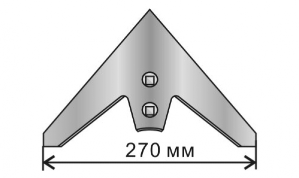 G?nsefu? des Grubbers KPS 270 mm geschmiedet, geh?rtet, borhaltig von Veles Agro