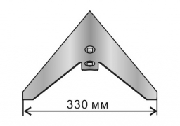G?nsefu? des Grubbers KPS 330 mm geschmiedet, geh?rtet, borhaltig von Veles Agro