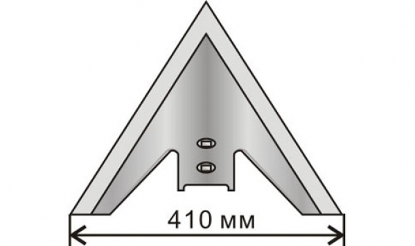 G?nsefu? des Grubbers КПE 410 mm geschmiedet, borhaltig von Veles Agro