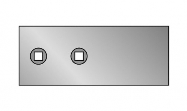 Gleitschiene eng zum Kippenpflug von Veles Agro