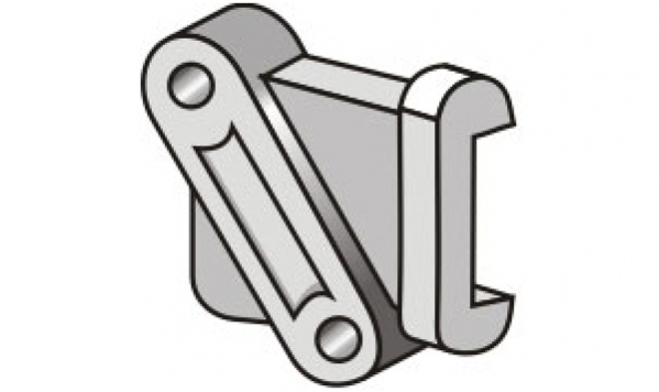 Halter des Vorsch?lers zum Kippenpflug komplett von Veles Agro