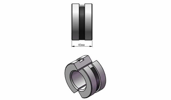 Begrenzungshülse 40 mm