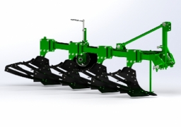 Plows with adjustable working width