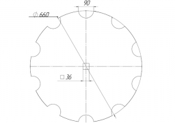 Notched disk AKPIL