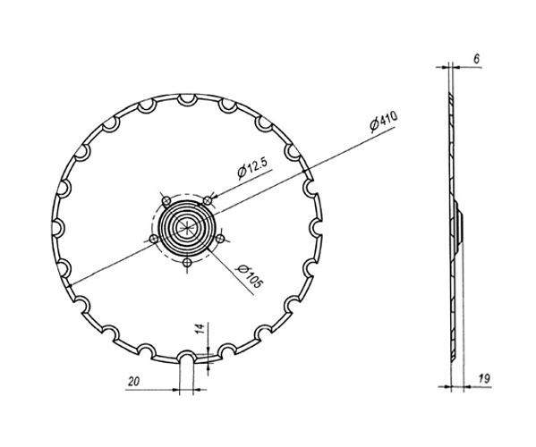 Disc Vaderstad Rapid (аналог)