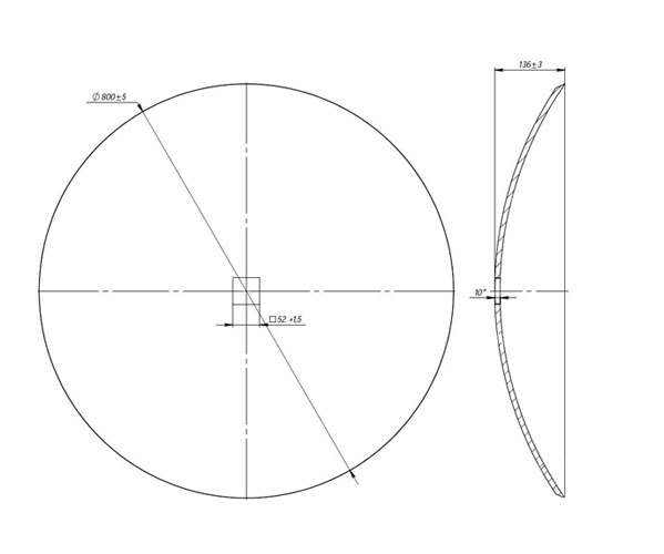 Smooth disk Quivogne