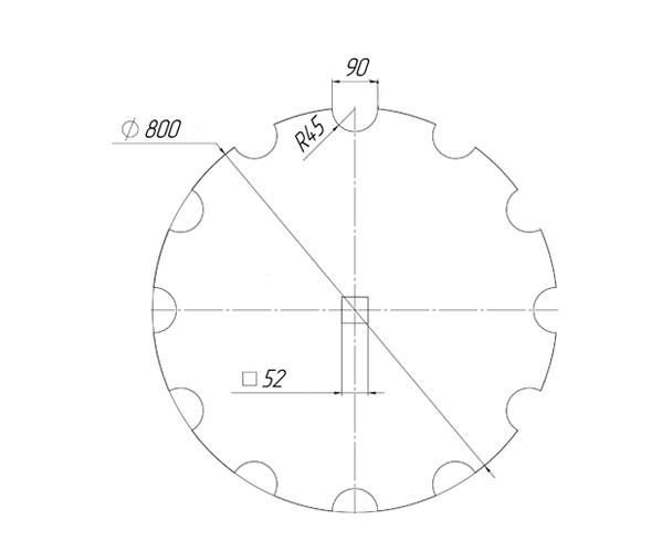 Notched disk Corvet veles agro