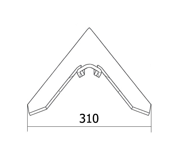 Chisel plow sweep Bourgault