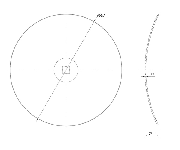 John Deere Plain disk