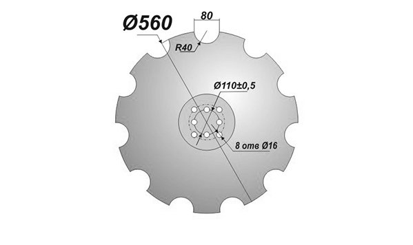 Agrisem Notched disk