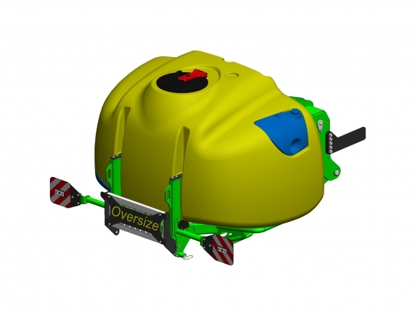 Tank for applying liquid fertilizers 1900L (mounted)