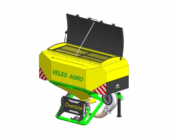 Dry fertilizer tank 1600L (mounted)