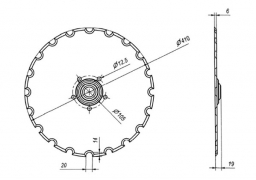 Disc Vaderstad Rapid (аналог)