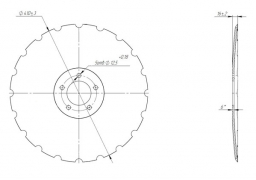 Disk Kverneland Accord