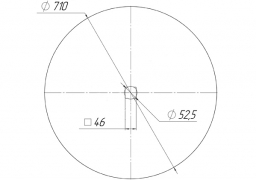 Plain disk Wishek krasnyanka