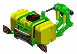 Liquid fertilizer tank 500L (mounted)