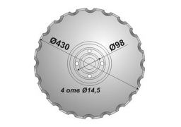 Vaderstad Carrier Notched disk (analogue)