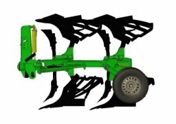 Mounted reversible plow PO 2‒35+ with skimmer