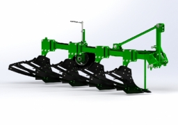 Plow four-body hinged PNV 4‒35 with adjustable width