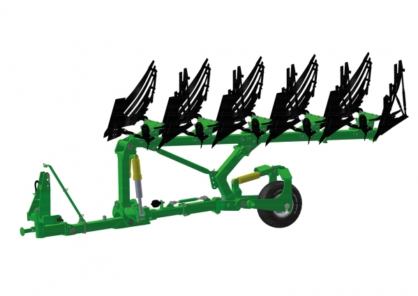 PONP 4‒40+1 REVERSIBLE PLOUGH (SEMI-MOUNTED) WITH SKIMMER