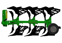 Mounted reversible plow PO 2‒35+1 with skimmer