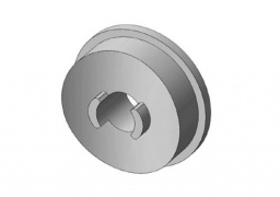 Support sleeve seed hopper