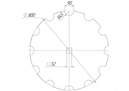 Notched disk Corvet veles agro