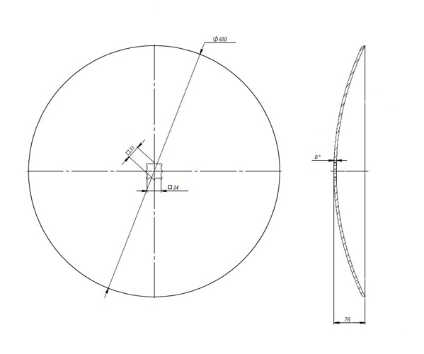 Plain disk John Deere