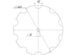 Notched disk AKPIL