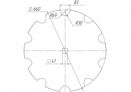 Notched disk NIAUX Gregoire Besson