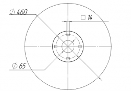 Plain disk subsoiler Ecolo Tiger