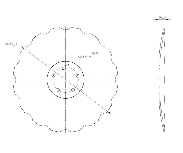 Disk Kverneland Accord