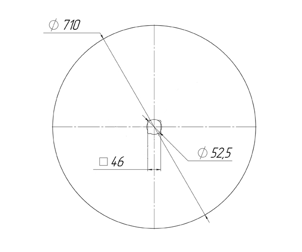 Plain disk Wishek krasnyanka