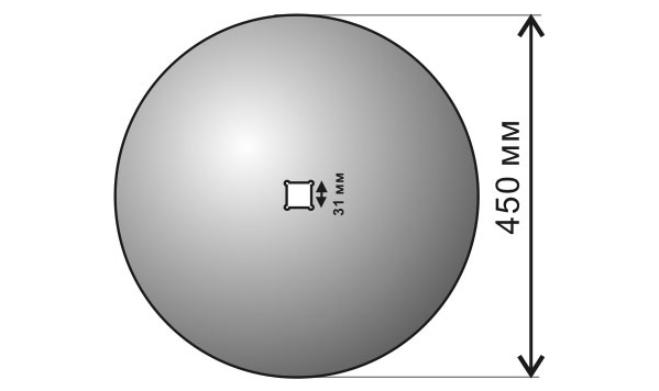 Disc harrows harrows LDG 450 mm borated Veles Agro