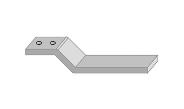 Scuffle knife stilt for KRN cultivator