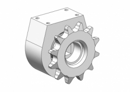 BEARING HULL ASSEMBLY WITH STAR (FERTILIZER TRAY)