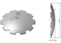 Диск на борону John Deere (аналог)